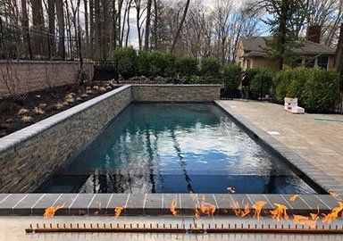 Wide Pool Area — Scotch Plains, NJ — B & G Outdoor Rooms