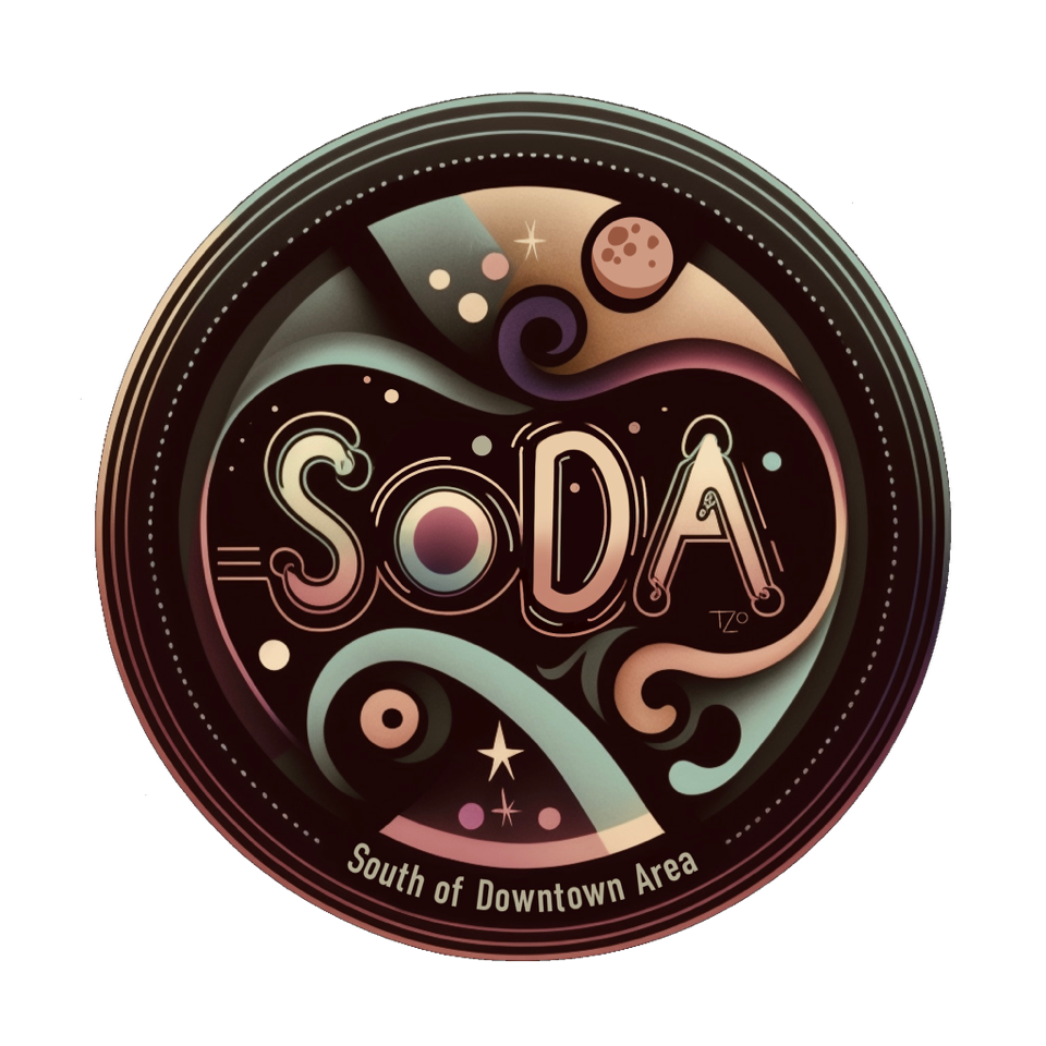 SoDA SJ logo South Downtown Area San Jose