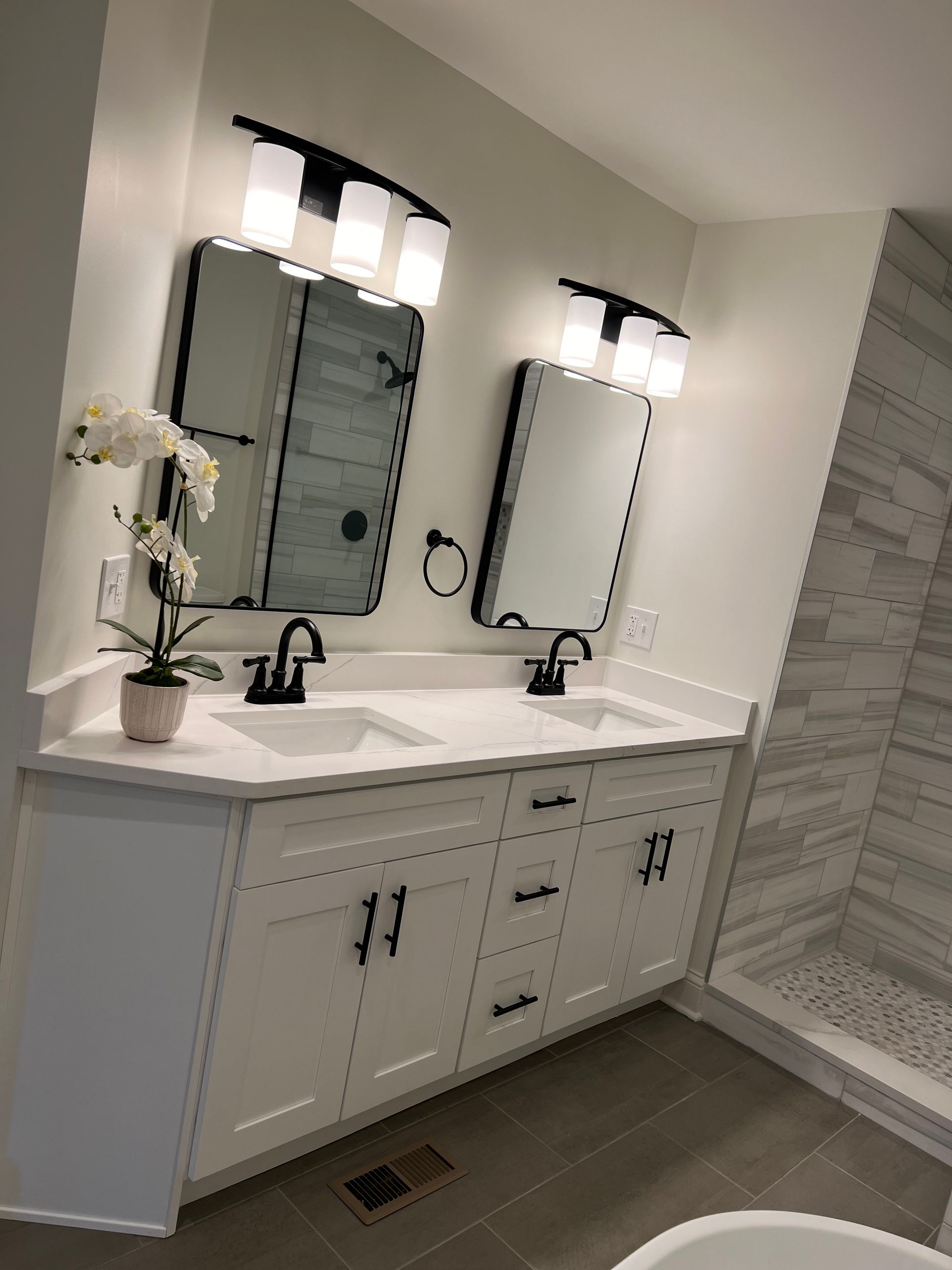 Bathroom Cabinets — Chicago, IL — V&L Renovation Corp