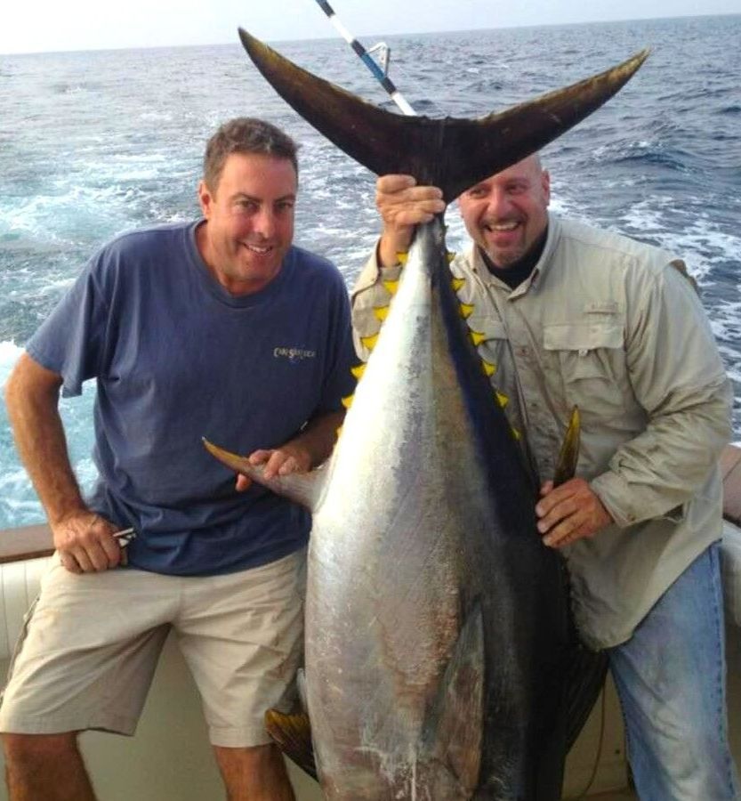 All smiles with a nice tuna