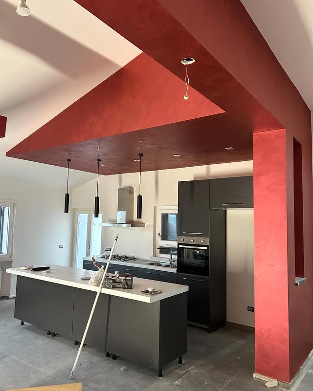 dettaglio tinteggiatura murale