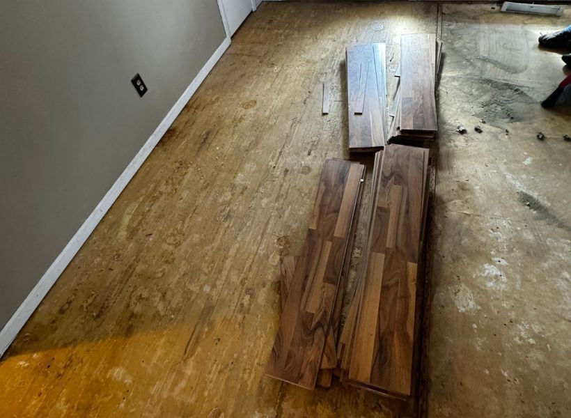 entryway floor removal
