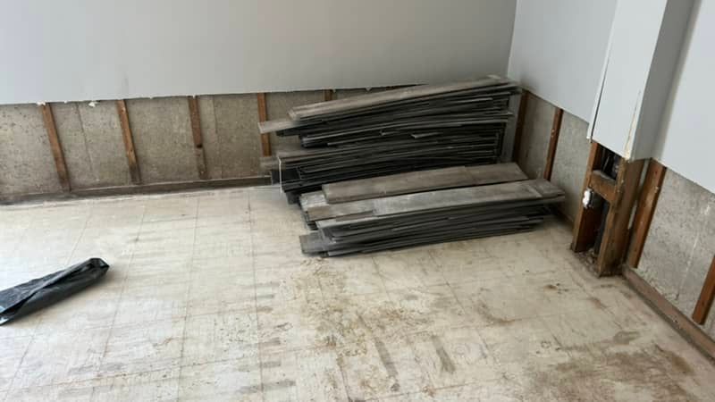 Flood basement cleanup
