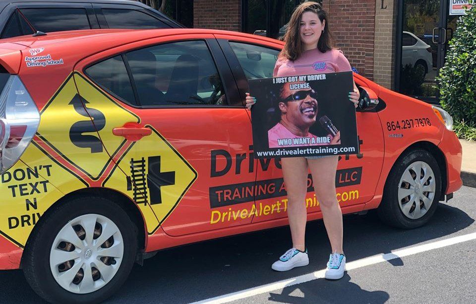 Teenage Girl Got Driver's License — Greenville, SC — Drive Alert Training Academy, LLC