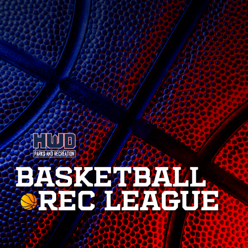 A blue basketball with the word basketball below it