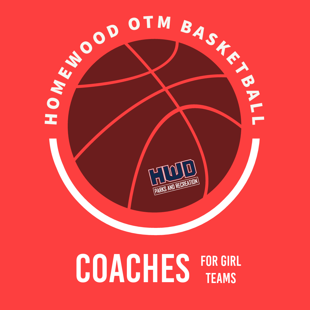 A logo for homewood otm basketball coaches for girl teams