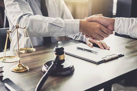 Civil Litigation — Handshaking With The Client in Flemington, NJ
