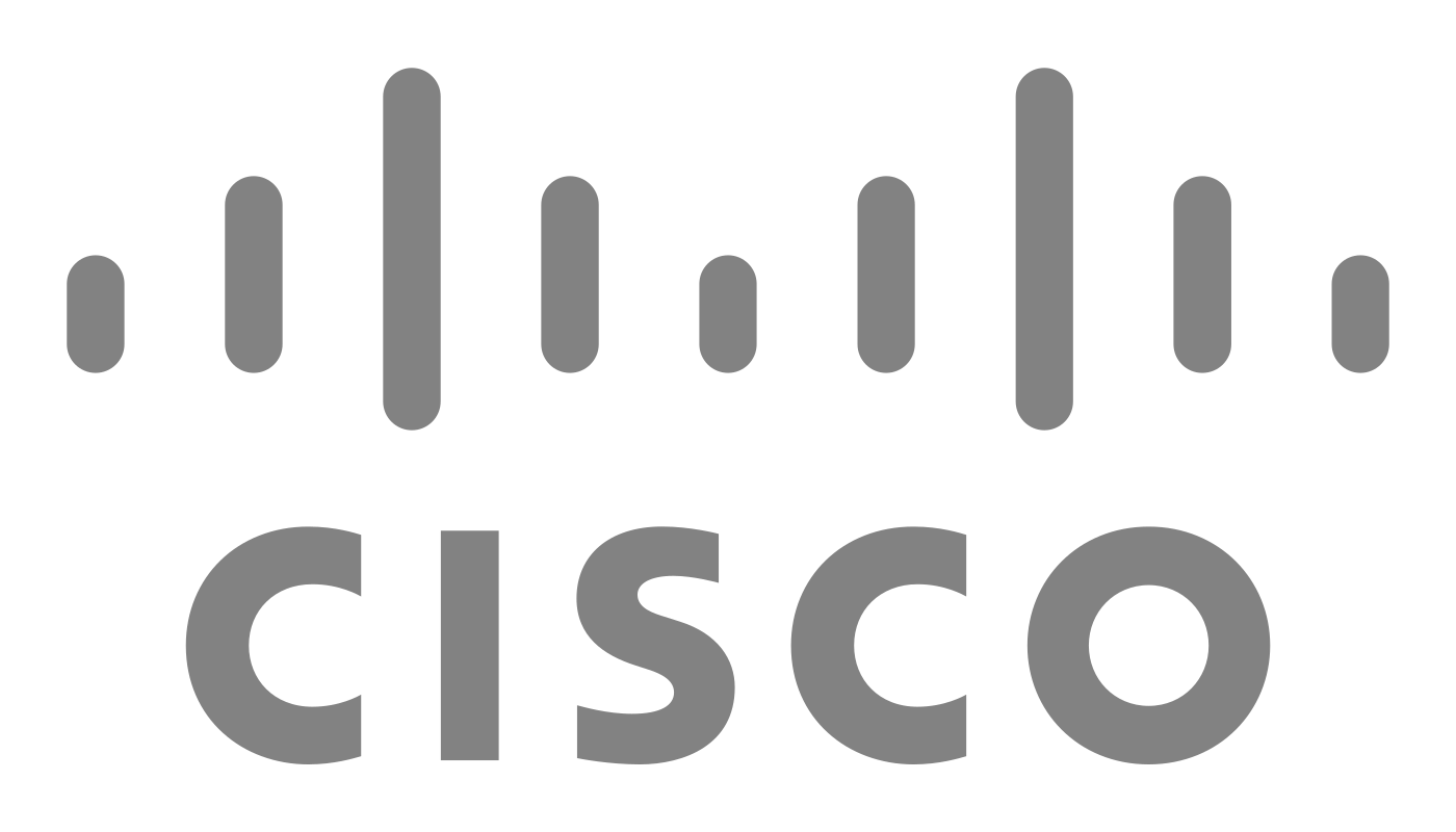 The cisco logo is on a white background.