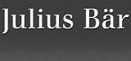 Julius bar is written in white letters on a black background.