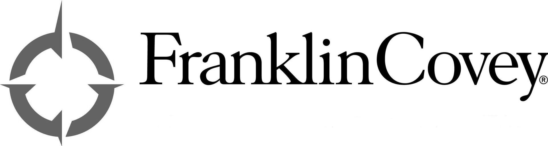 A black and white logo for franklin covey