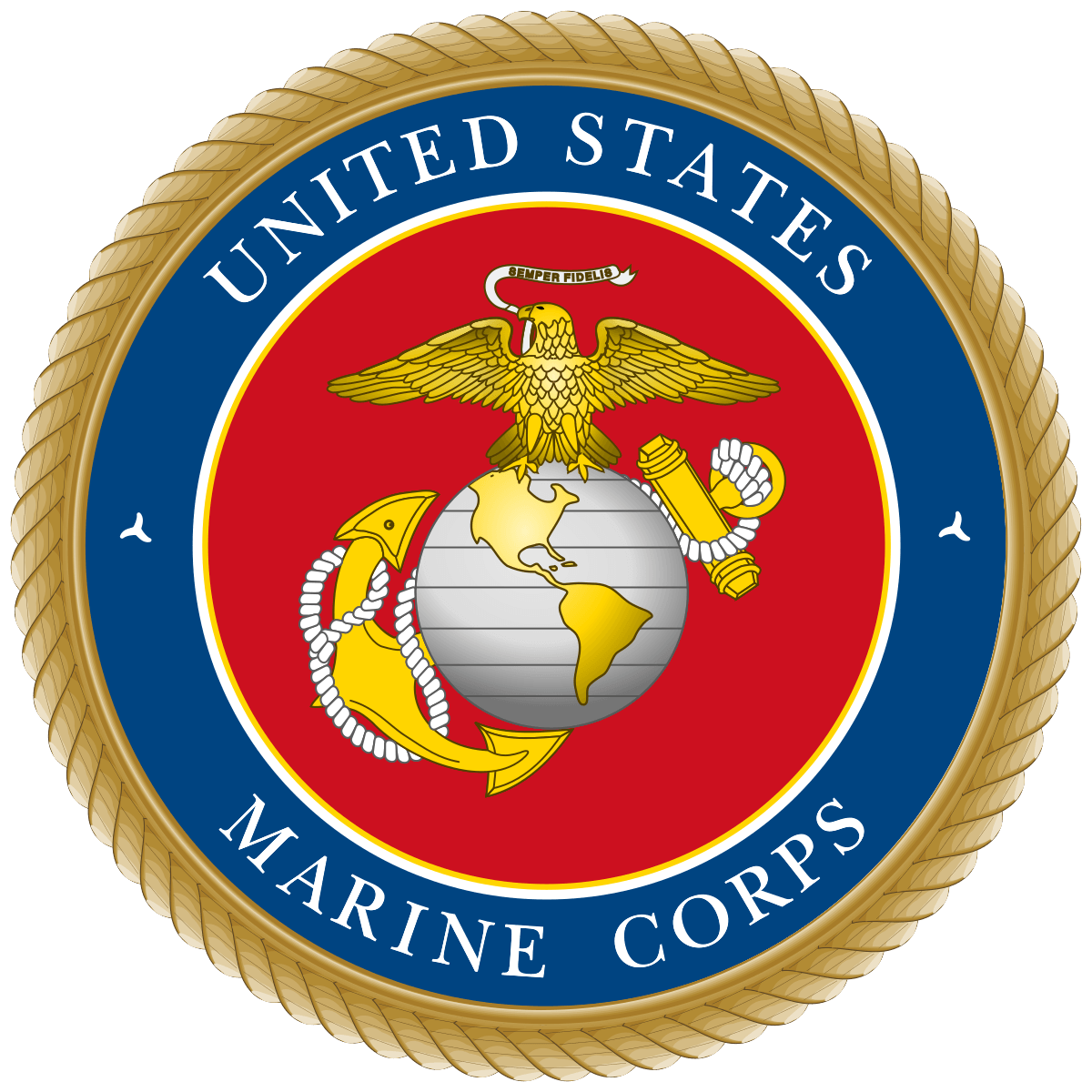 The seal of the united states marine corps