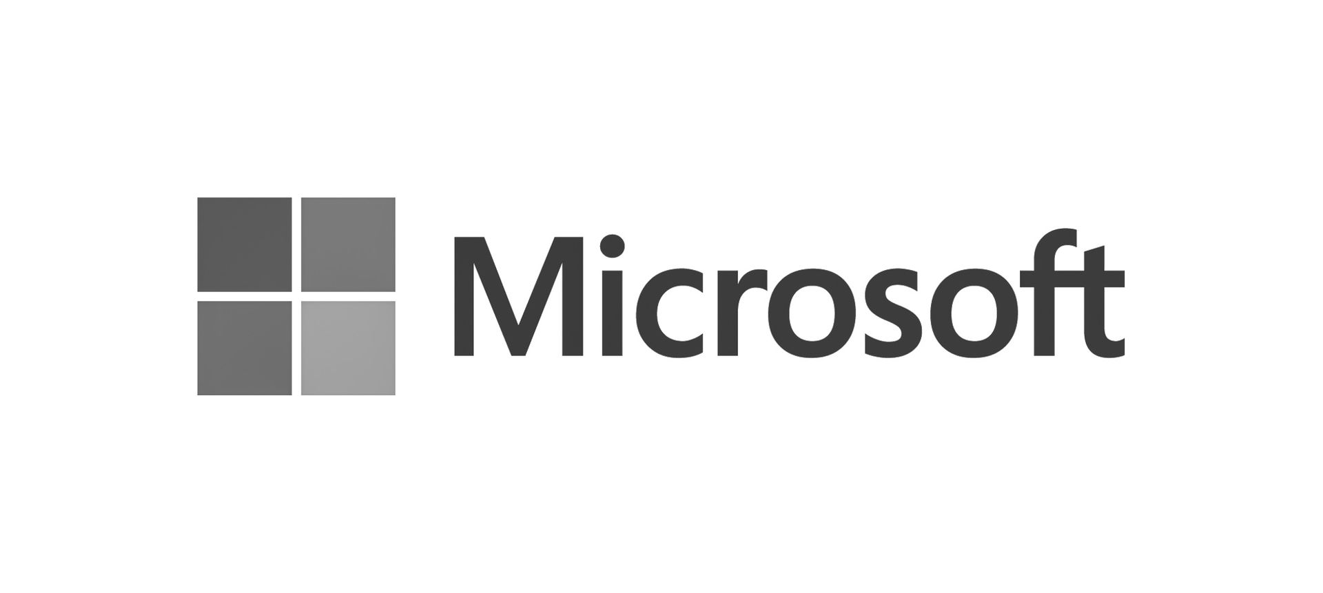 A black and white image of the microsoft logo on a white background.