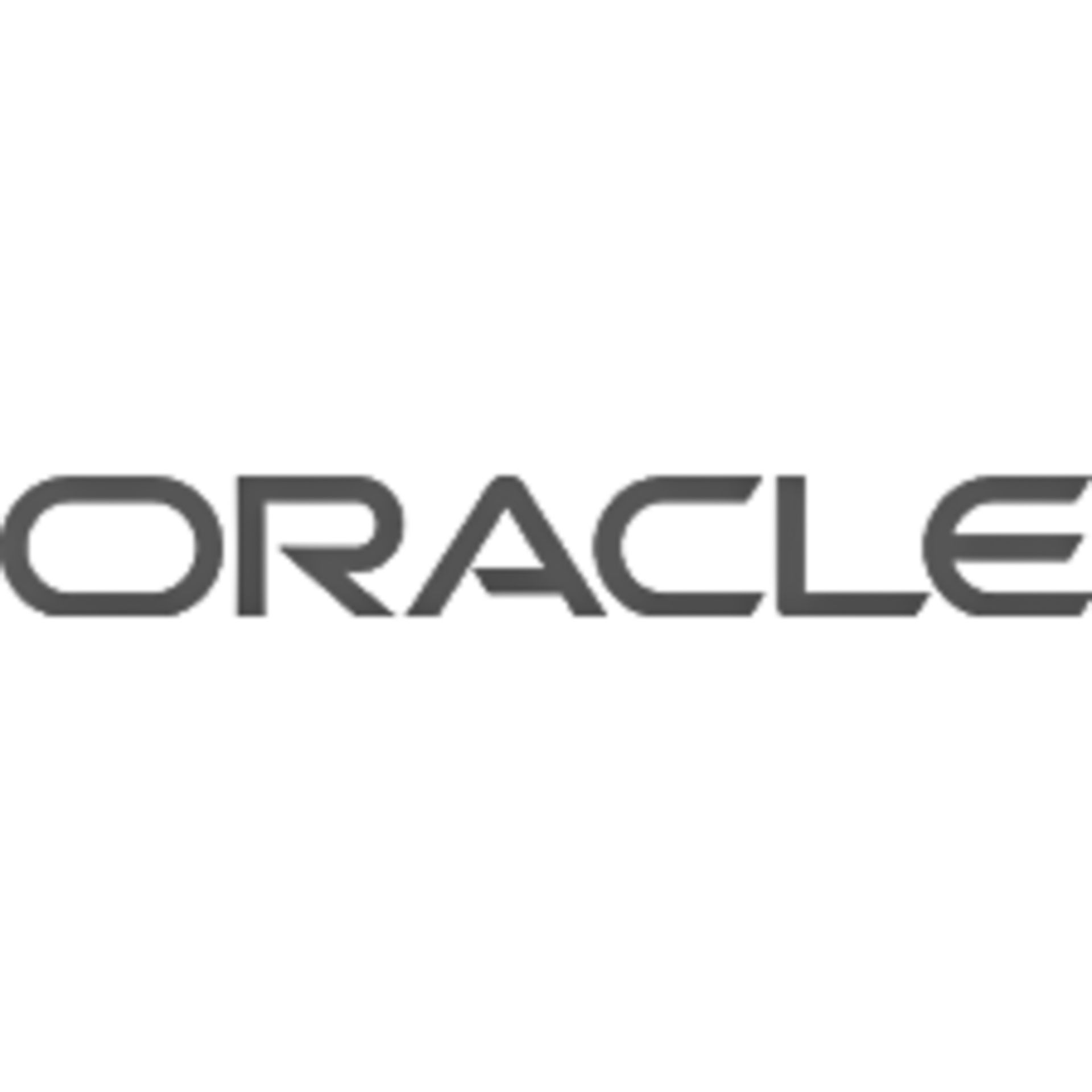 The oracle logo is on a white background.