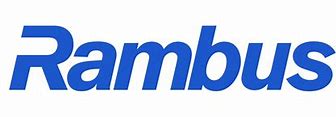 The word rambus is written in blue on a white background.