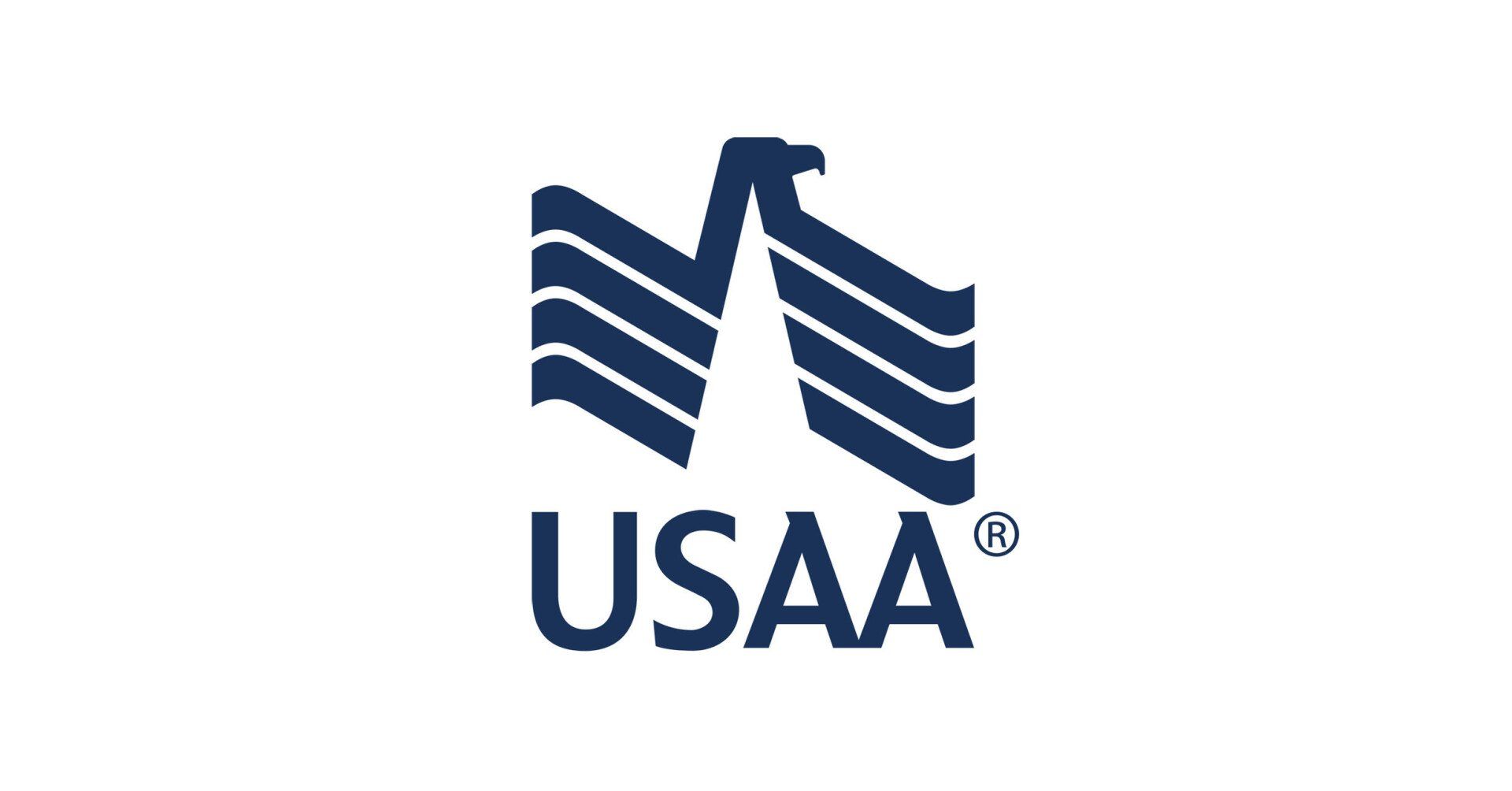The usaa logo is shown on a white background.