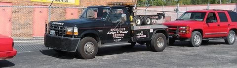 Black Towing Truck — Cape Girardeau, MO — Sperling's Garage and Wrecker Service