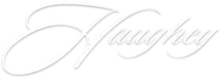 White cursive word “Vaughey” on a white background with a faint gray shadow
