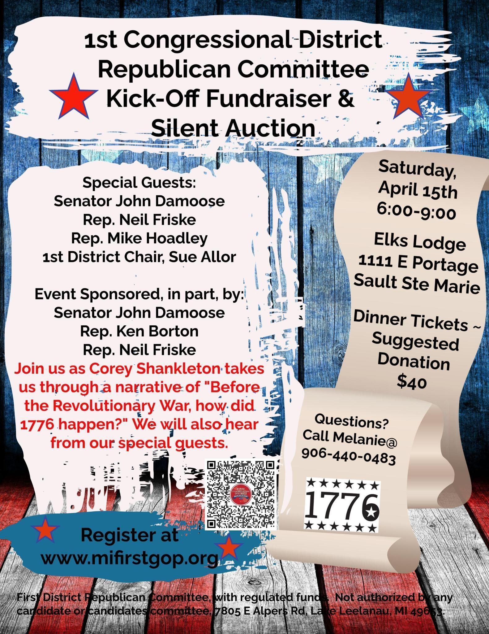 1st District Kick-Off Dinner & Silent Auction Event