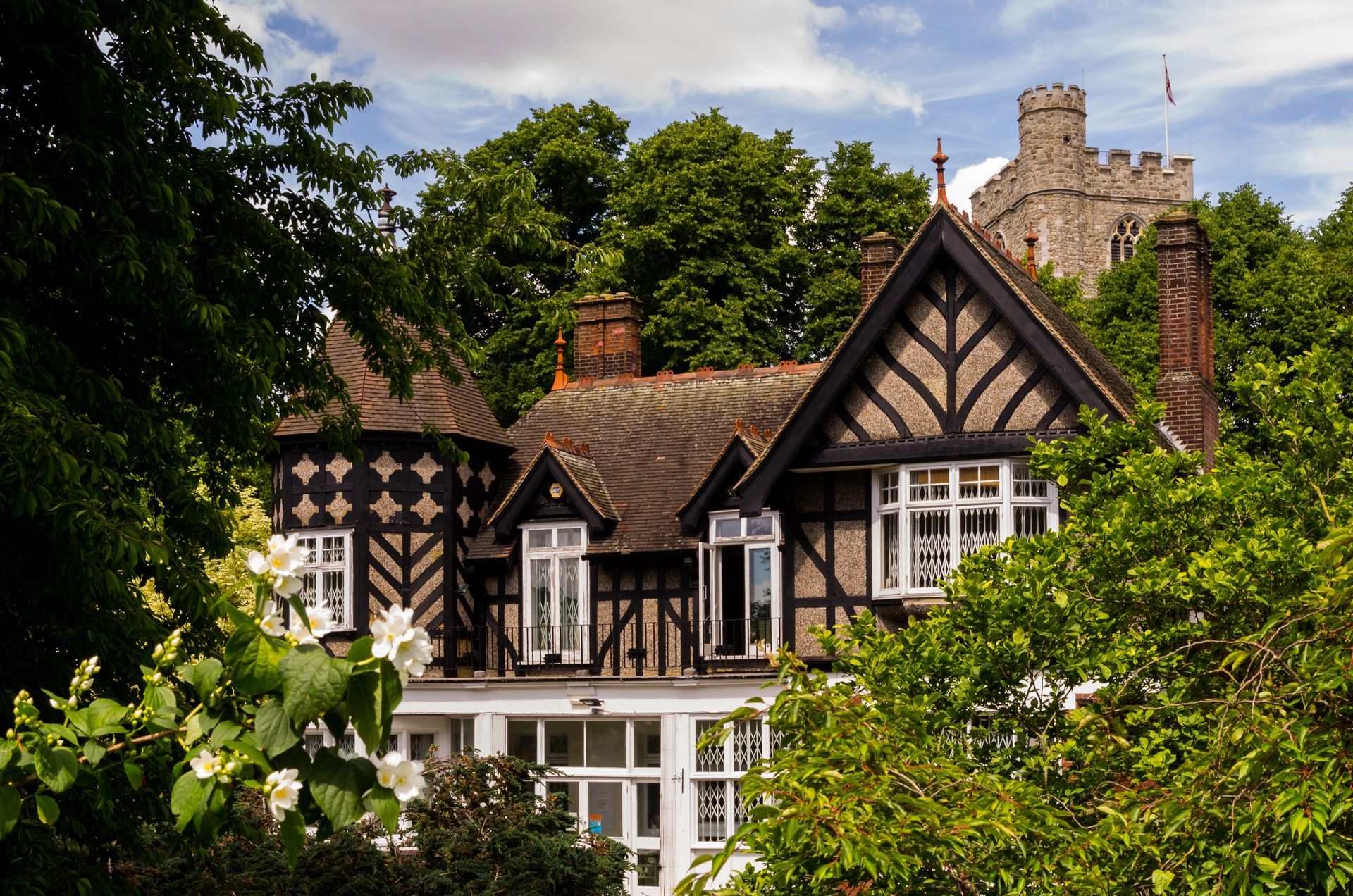 old period property in Oswestry, Shropshire, England