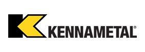 The kennametal logo is yellow and black on a white background.