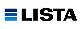 The word lista is written in blue and black on a white background.