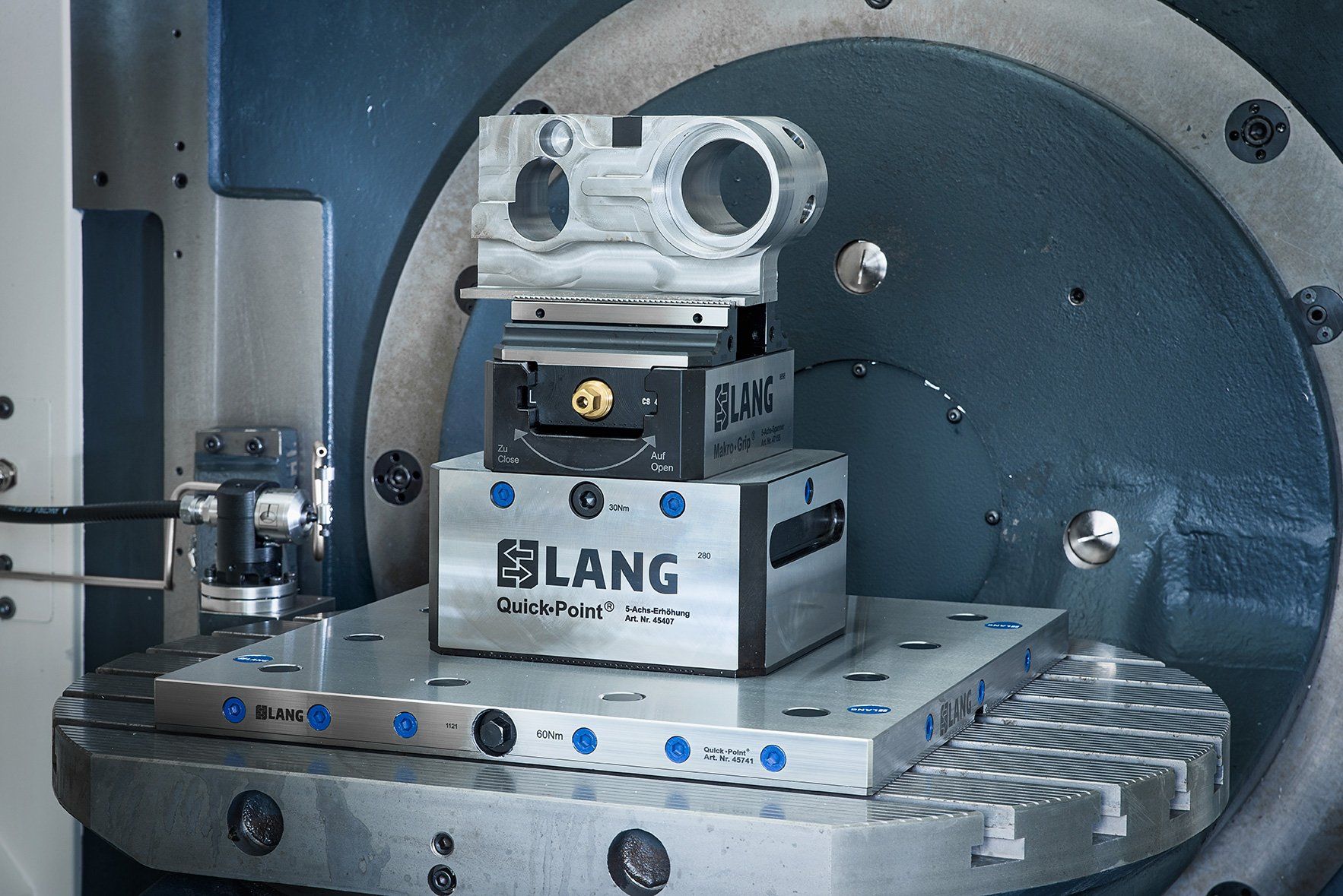 A machine that has the word lang on it