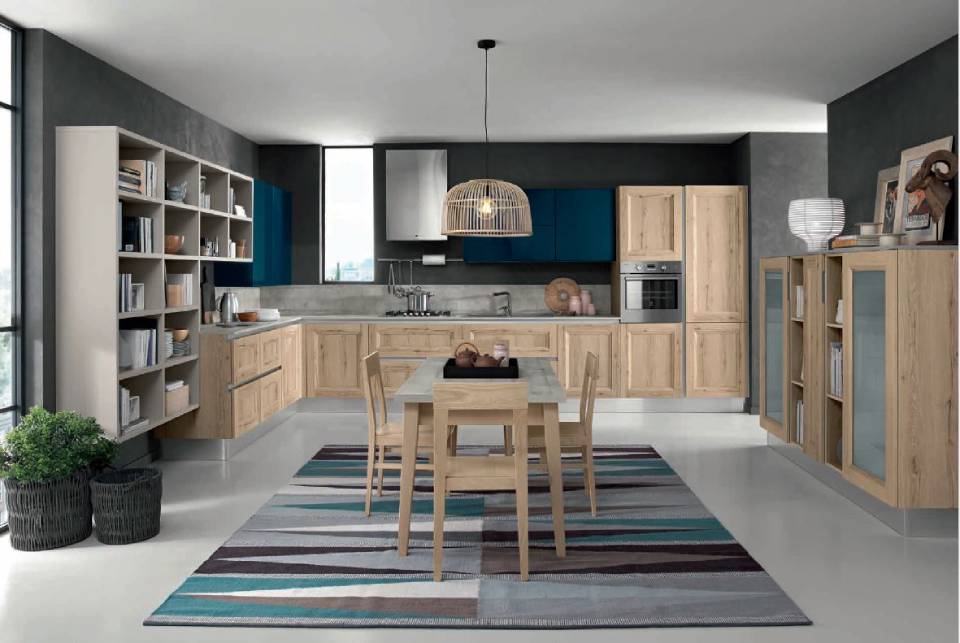 Cucina su misura in legno