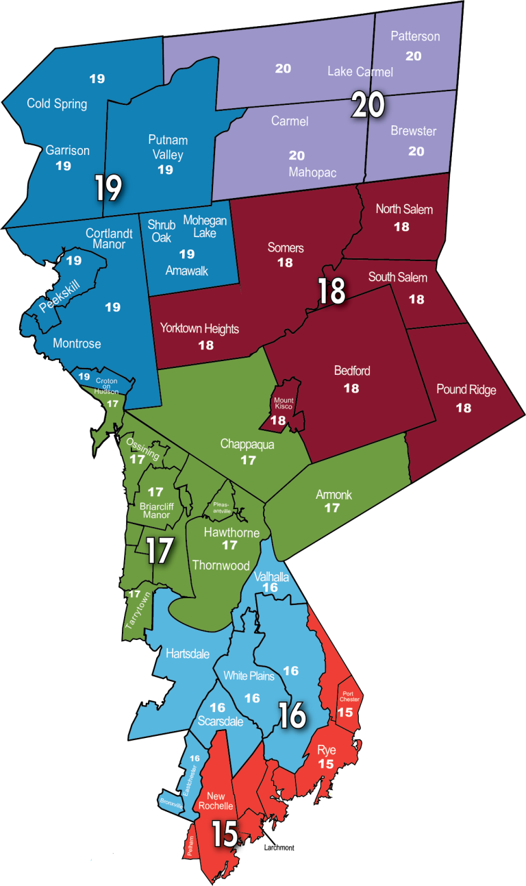 A map of the united states showing the number of states