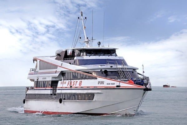 Repowered Batam Fast Ferry with Marine Air Flow engine room ventilation system.