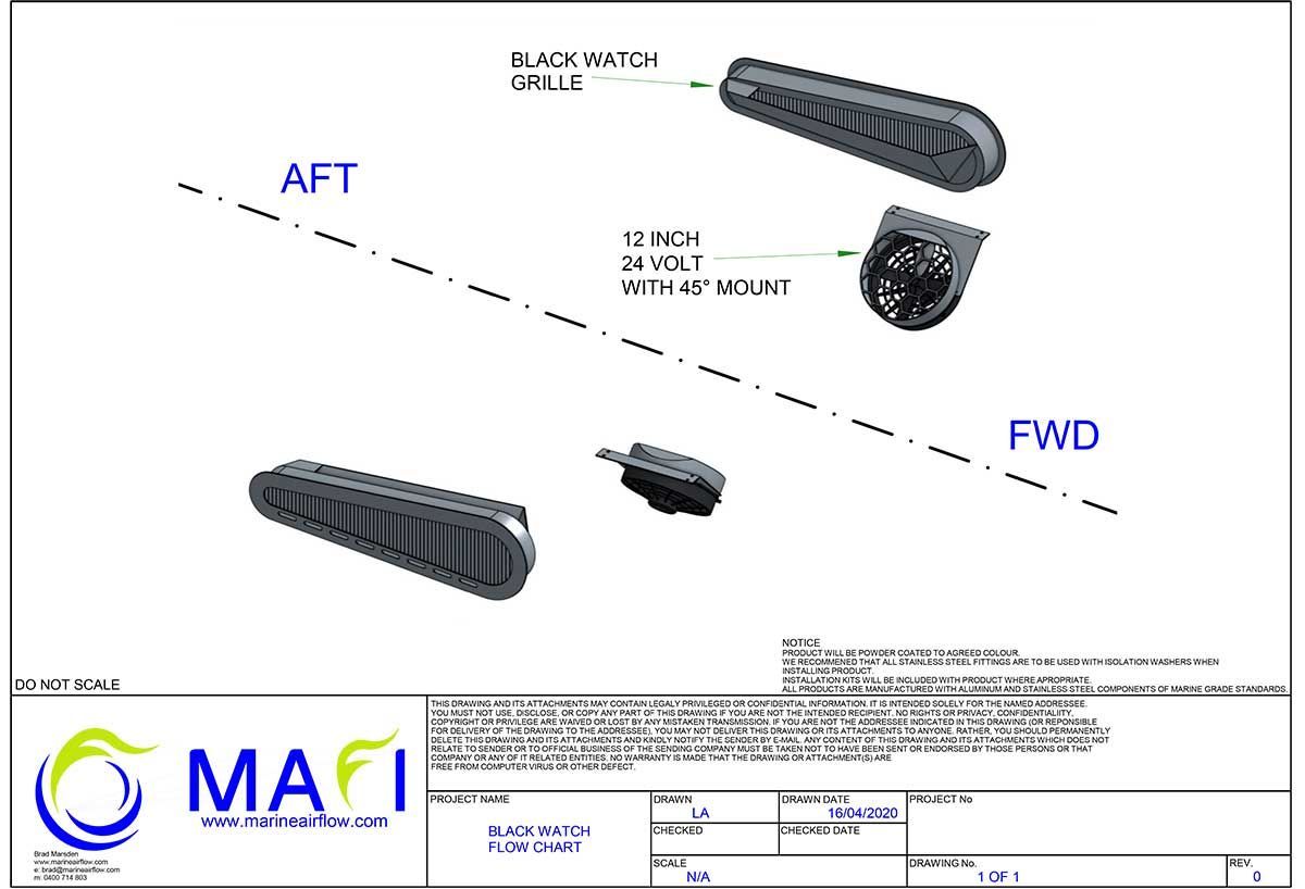 Black Watch 40 Grille Diagram