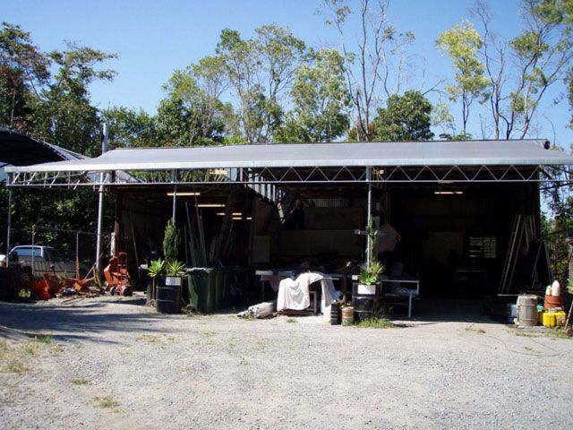 The open face farm shed that Marine Air Flow started from.