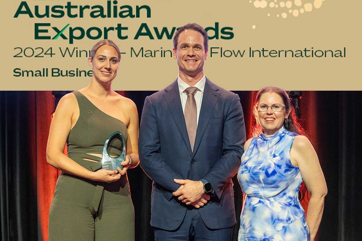 Marine Air Flow winning the 2024 Small Business Export Award