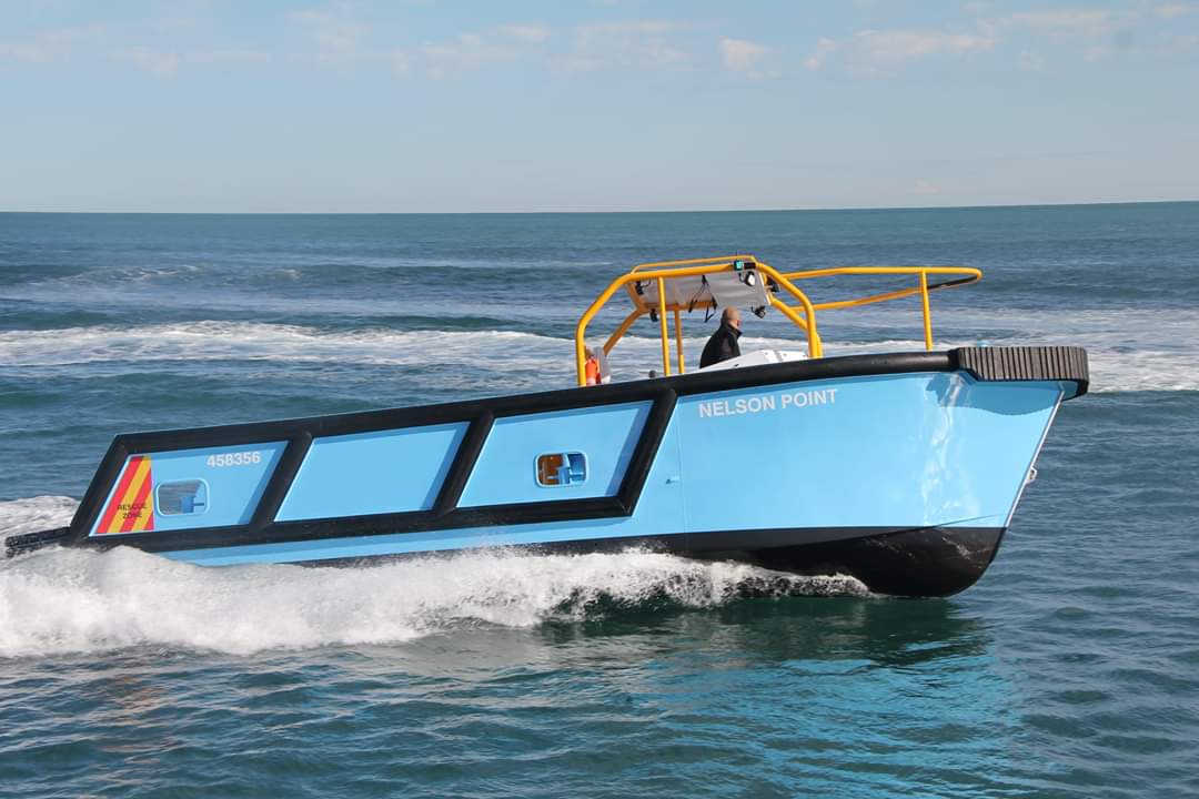 Nelson Point Line Handling boat built by Dongara Marine with Marine Air Flow's engine room ventilation equipment