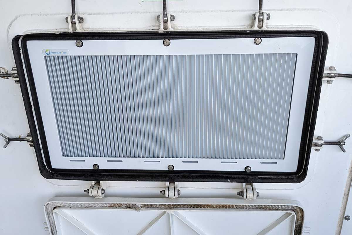 MAFI Air Intake Grille installed on an Australian Border Force Vessel