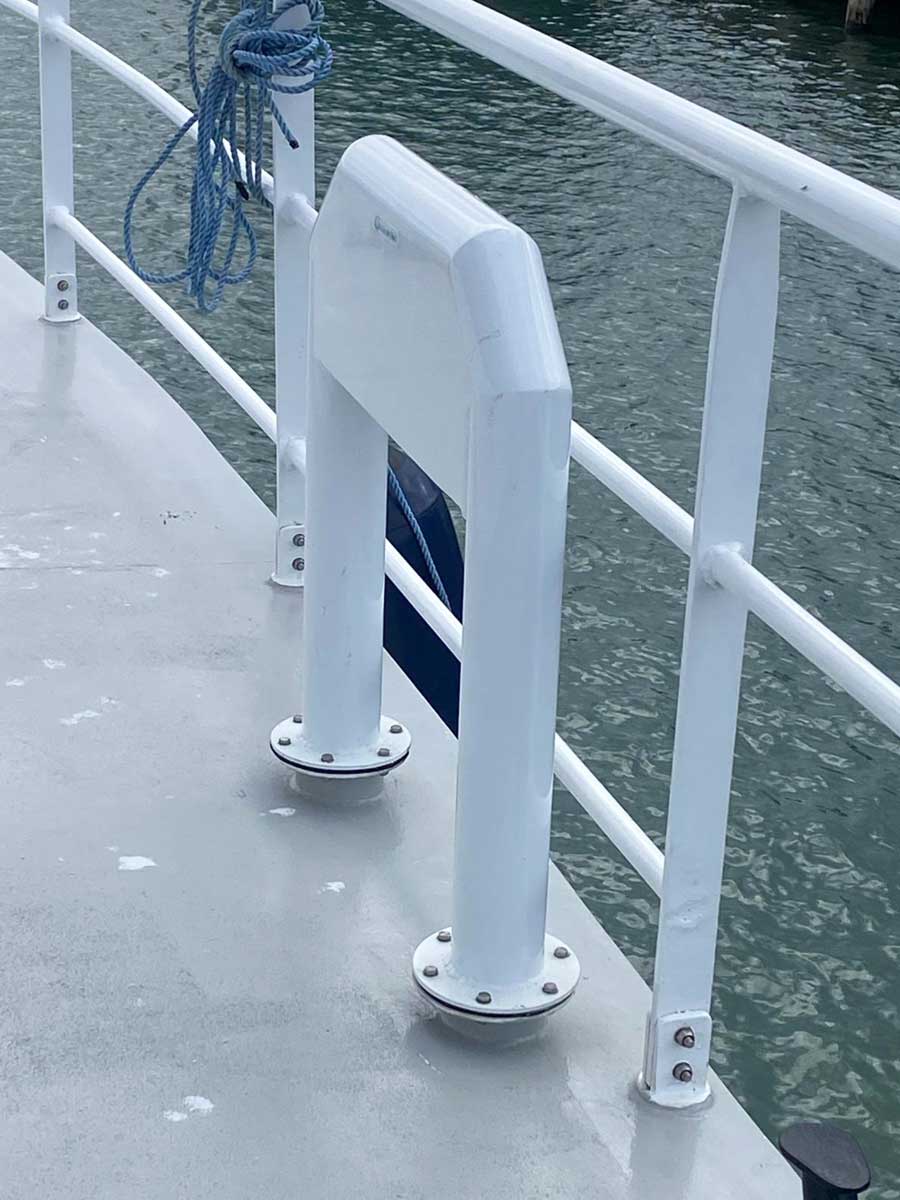 Deck penetration of our void ventilation system