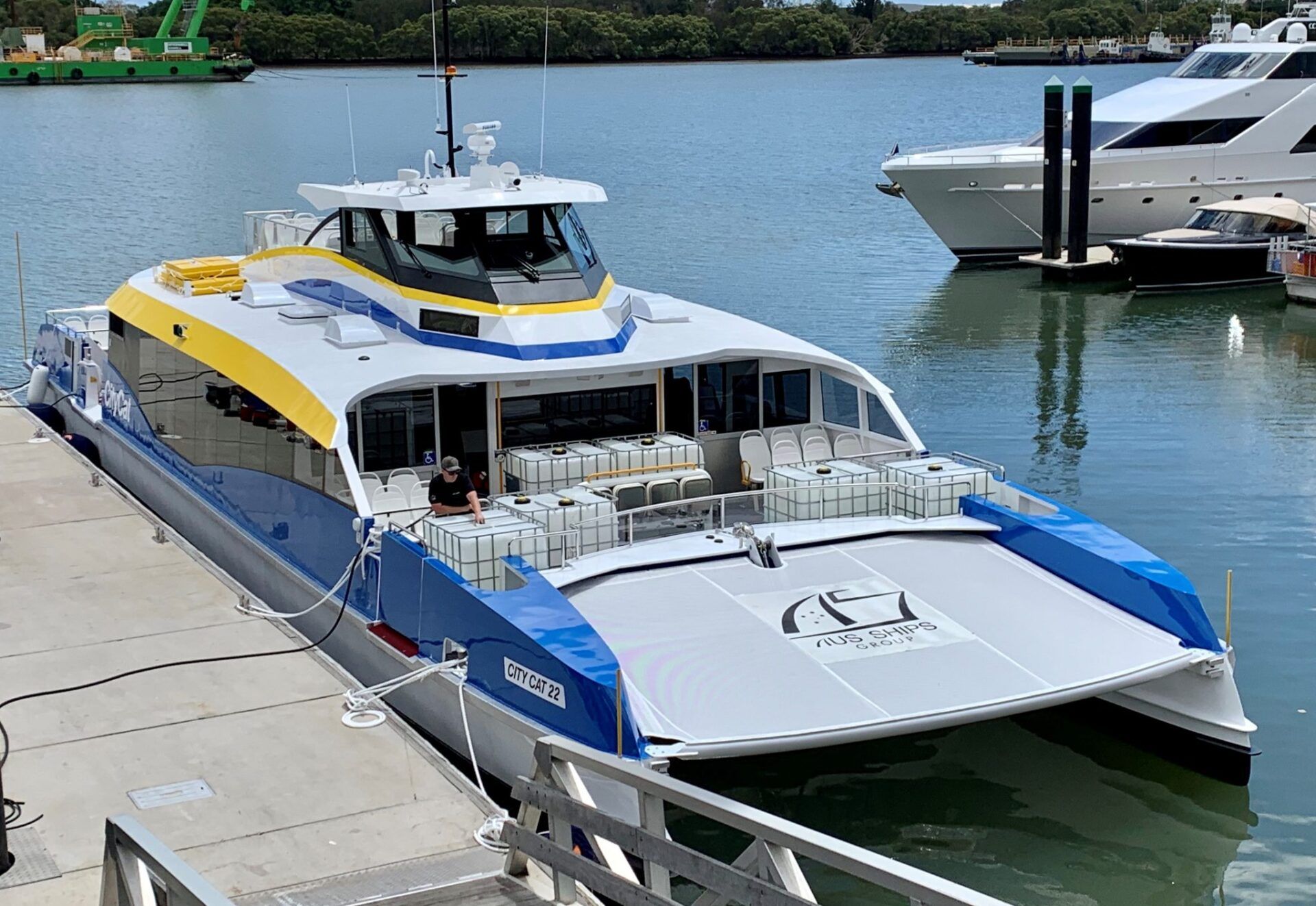 The Yoogerah, a new Brisbane River Ferry built by Aus Ships