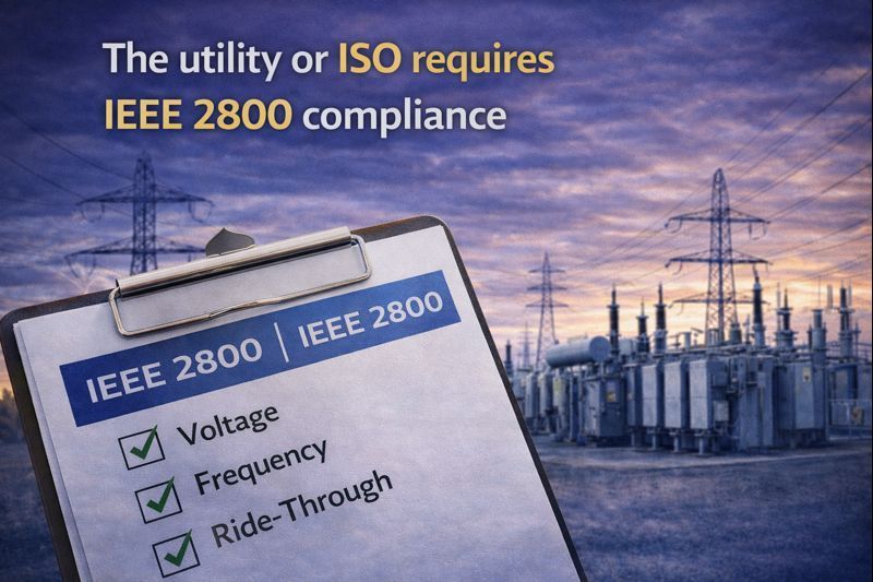 Man with beard inspecting blueprints next to a CNC machine, wearing a plaid shirt.