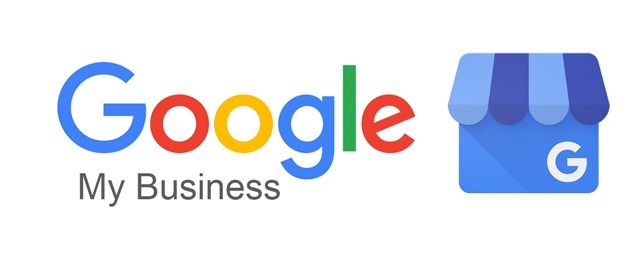 A google my business logo with a picture of a store.