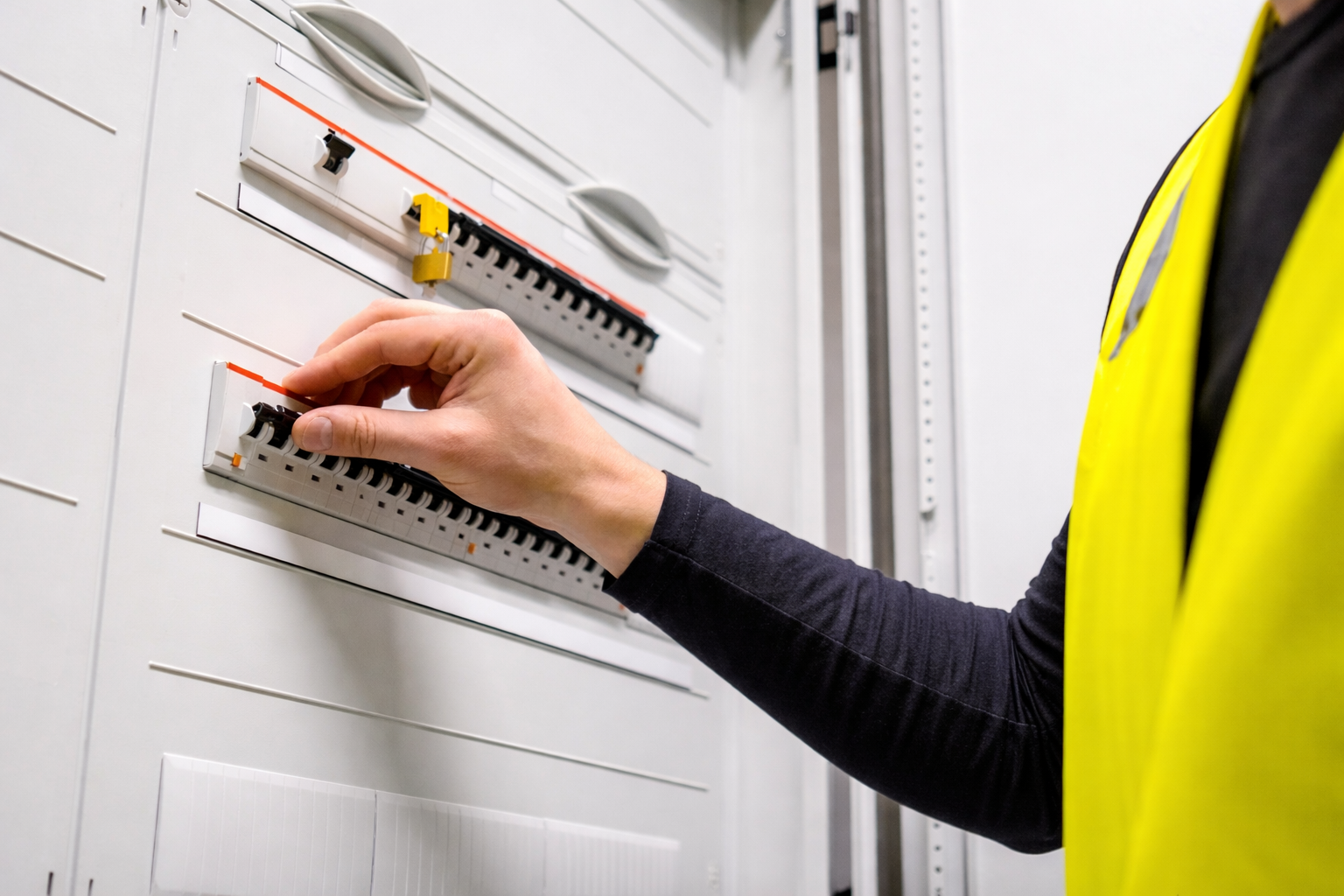 High‑voltage circuit breaker mechanism – SF6 or vacuum interrupter for fault current interruption, rated short‑circuit capacity, and coordination timing.