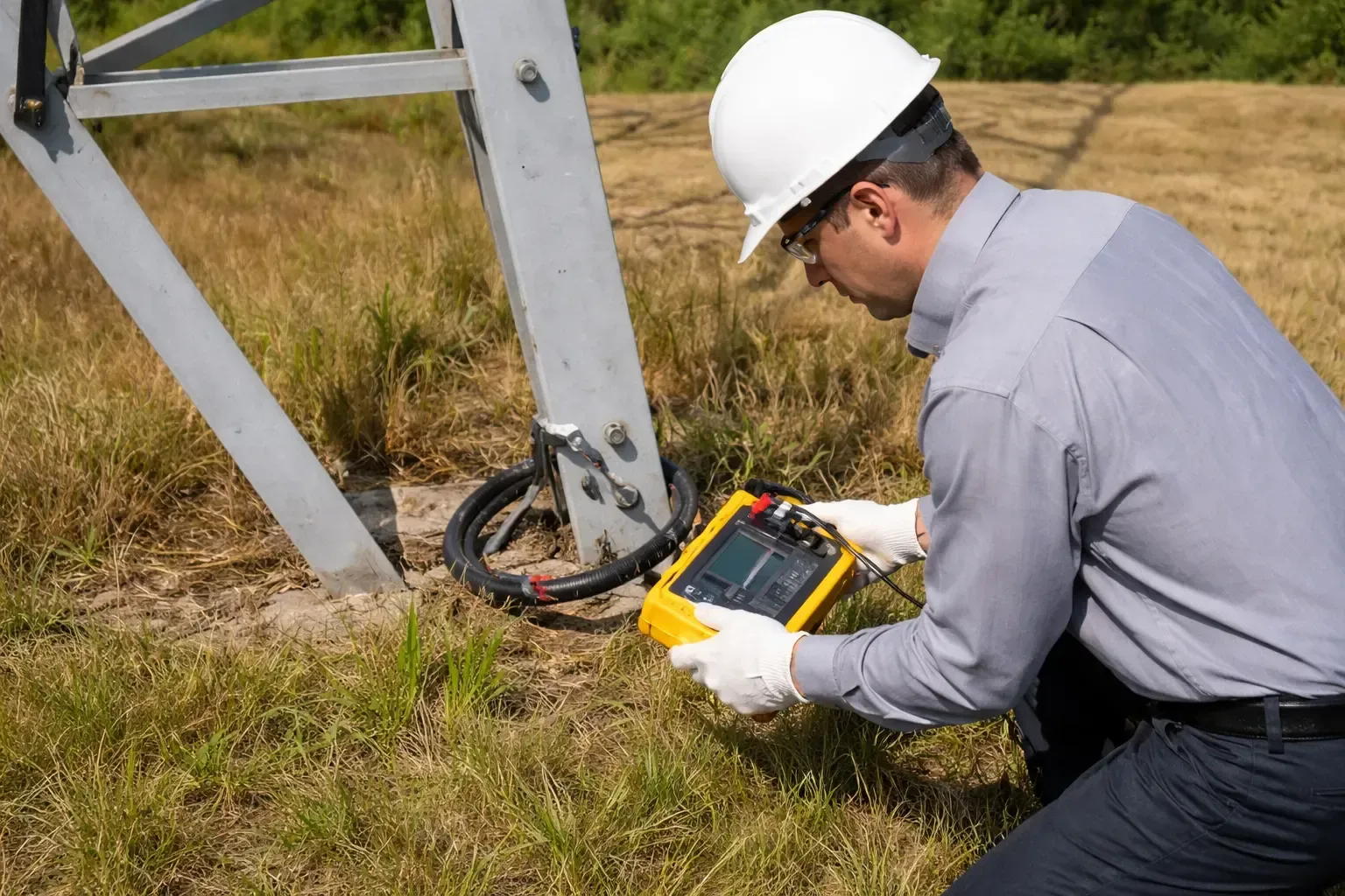 Reactance grounding – neutral reactor connection for high-voltage transmission systems, fault current control and stability