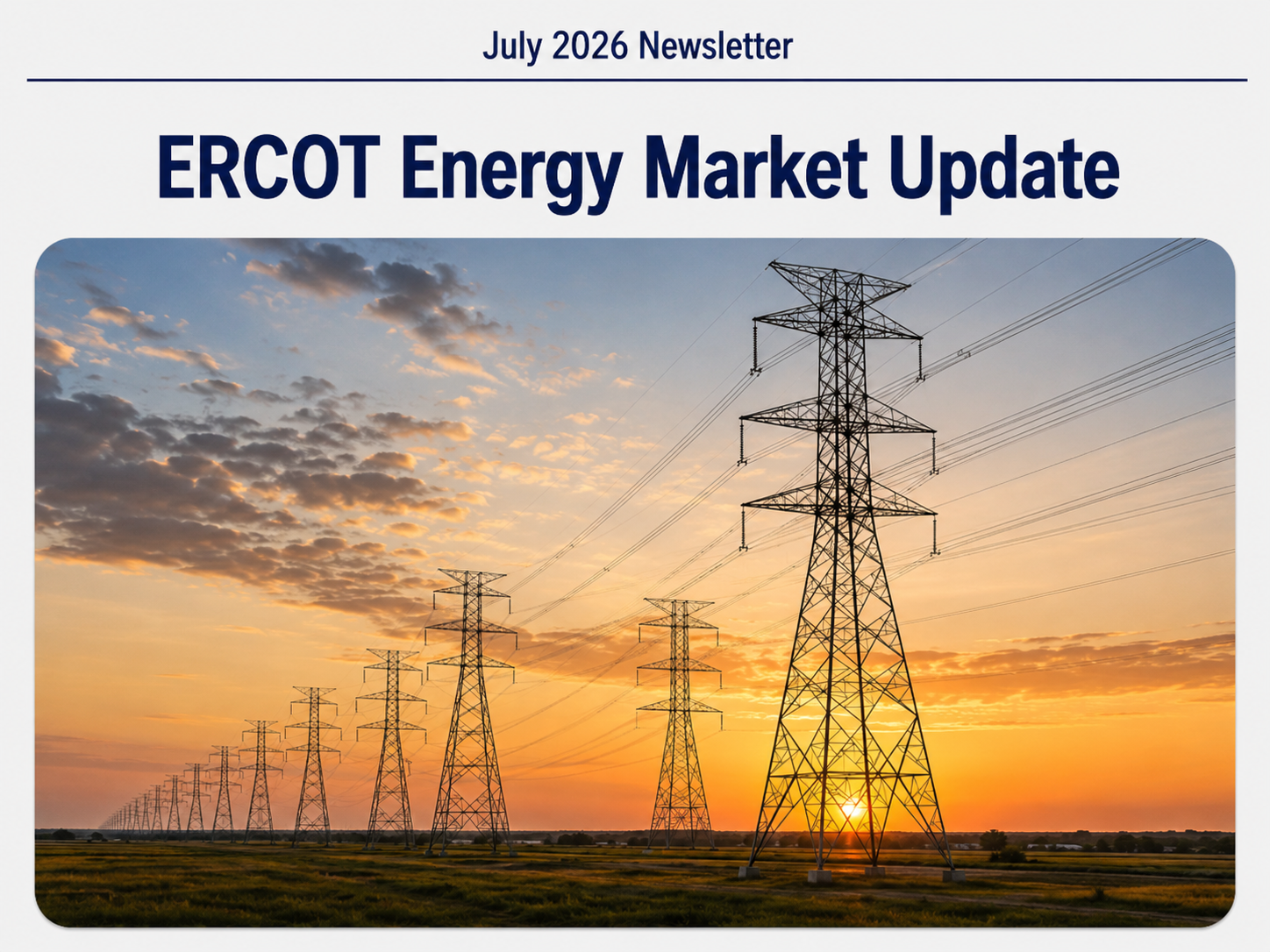July 2026 Newsletter – ERCOT Energy Market Update