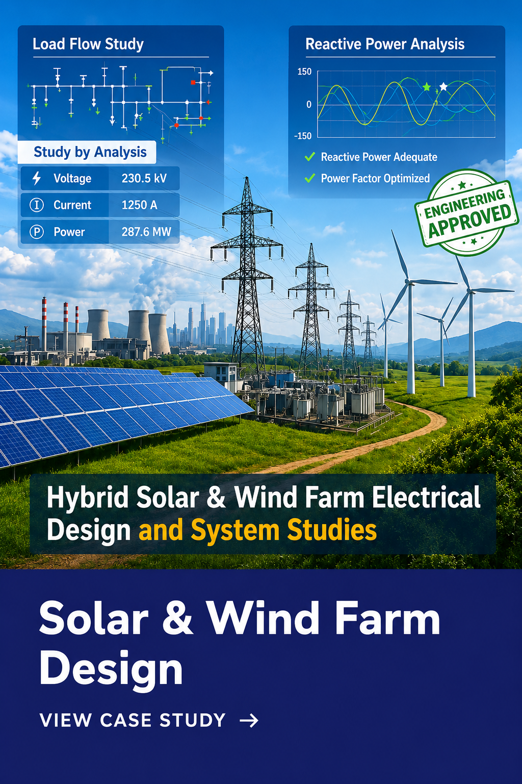Solar and Wind Farm Design