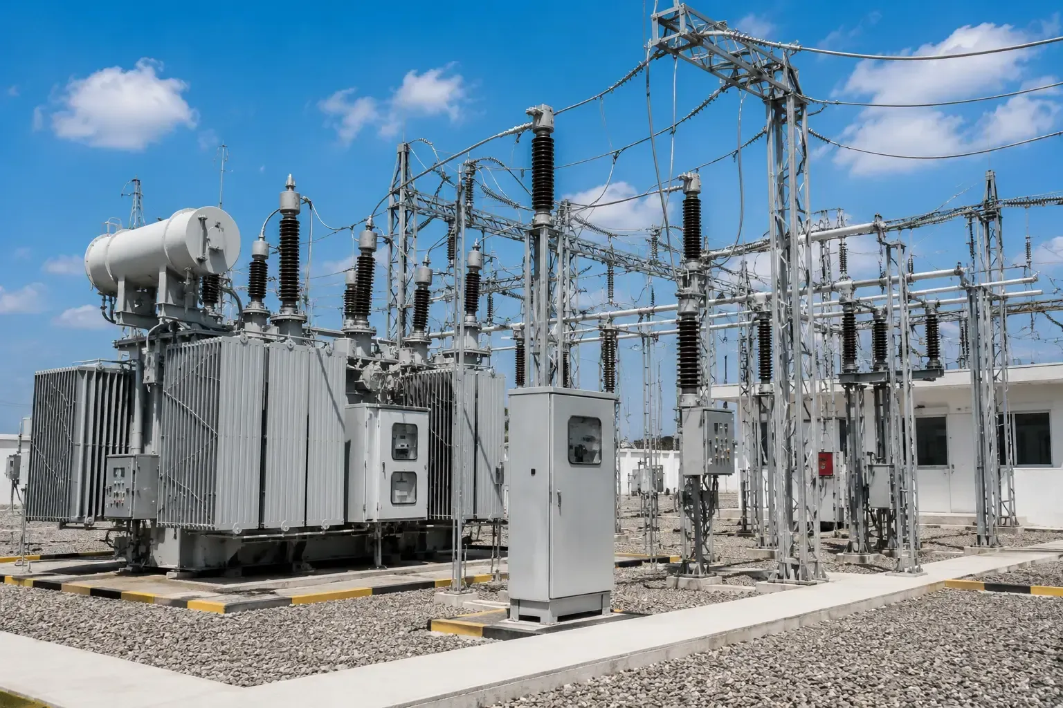Substation design and electrical infrastructure