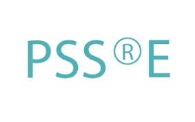 Two technicians in hard hats inspect electrical panel, one using a laptop in a control room.