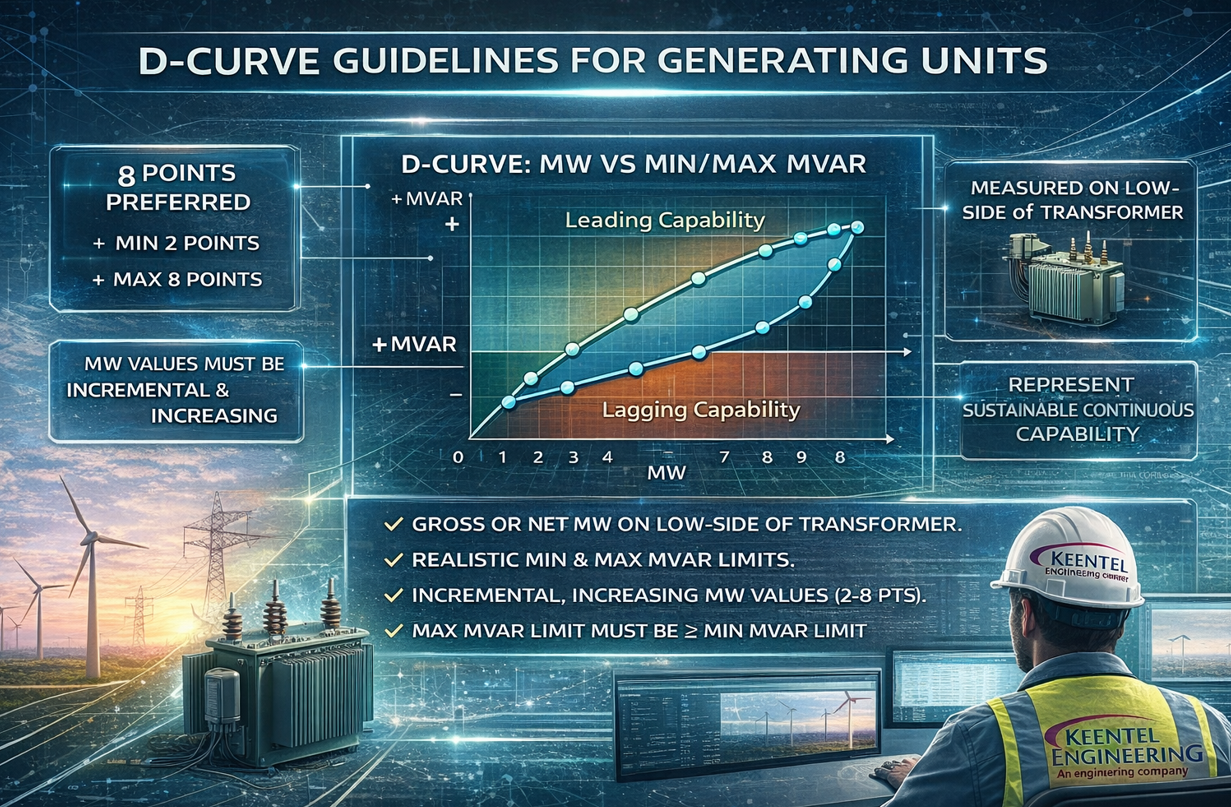Learn how PJM D-Curve reactive capability testing is performed for wind farms and inverter-based res