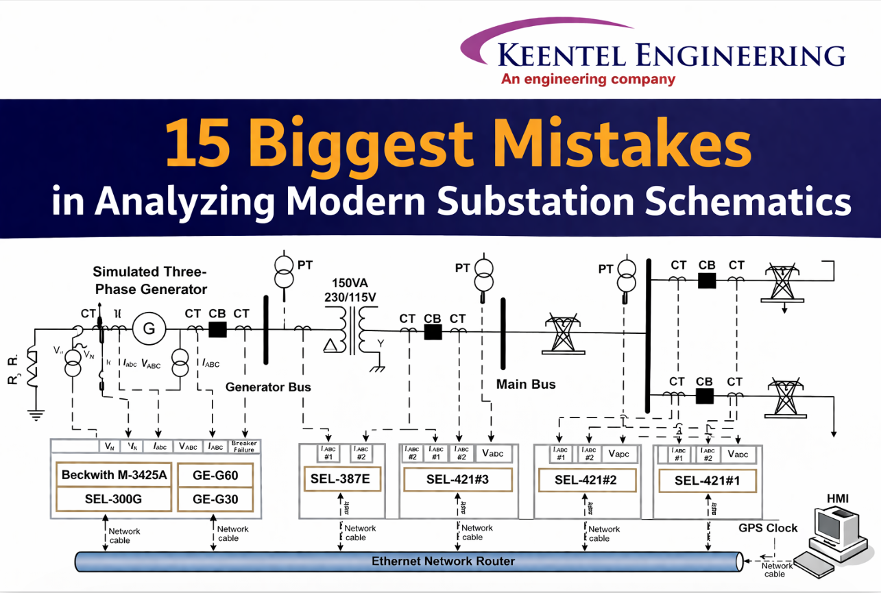 Biggest Mistakes in Analyzing Modern Substation Schematics
