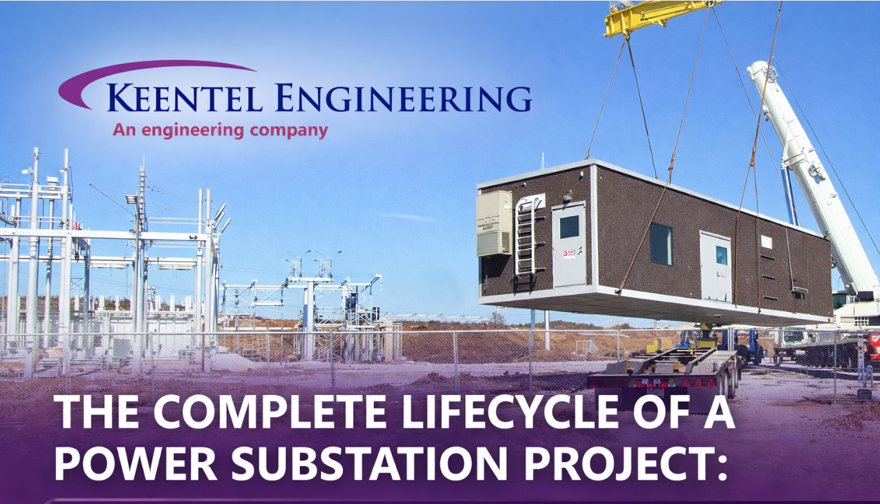 Keentel Engineering power substation construction project