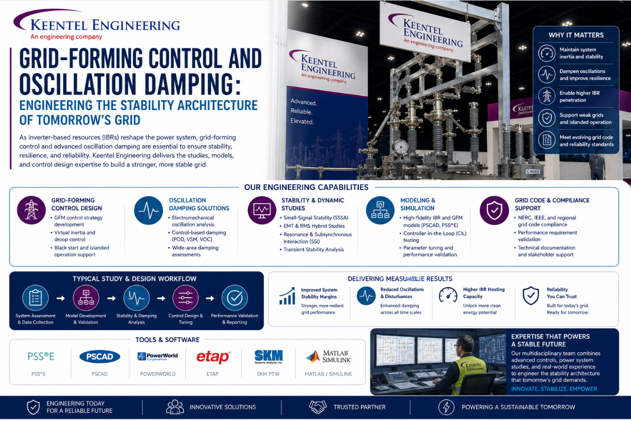 Grid-forming control and VSG-PSS for oscillation damping, PMU monitoring, and renewable grid