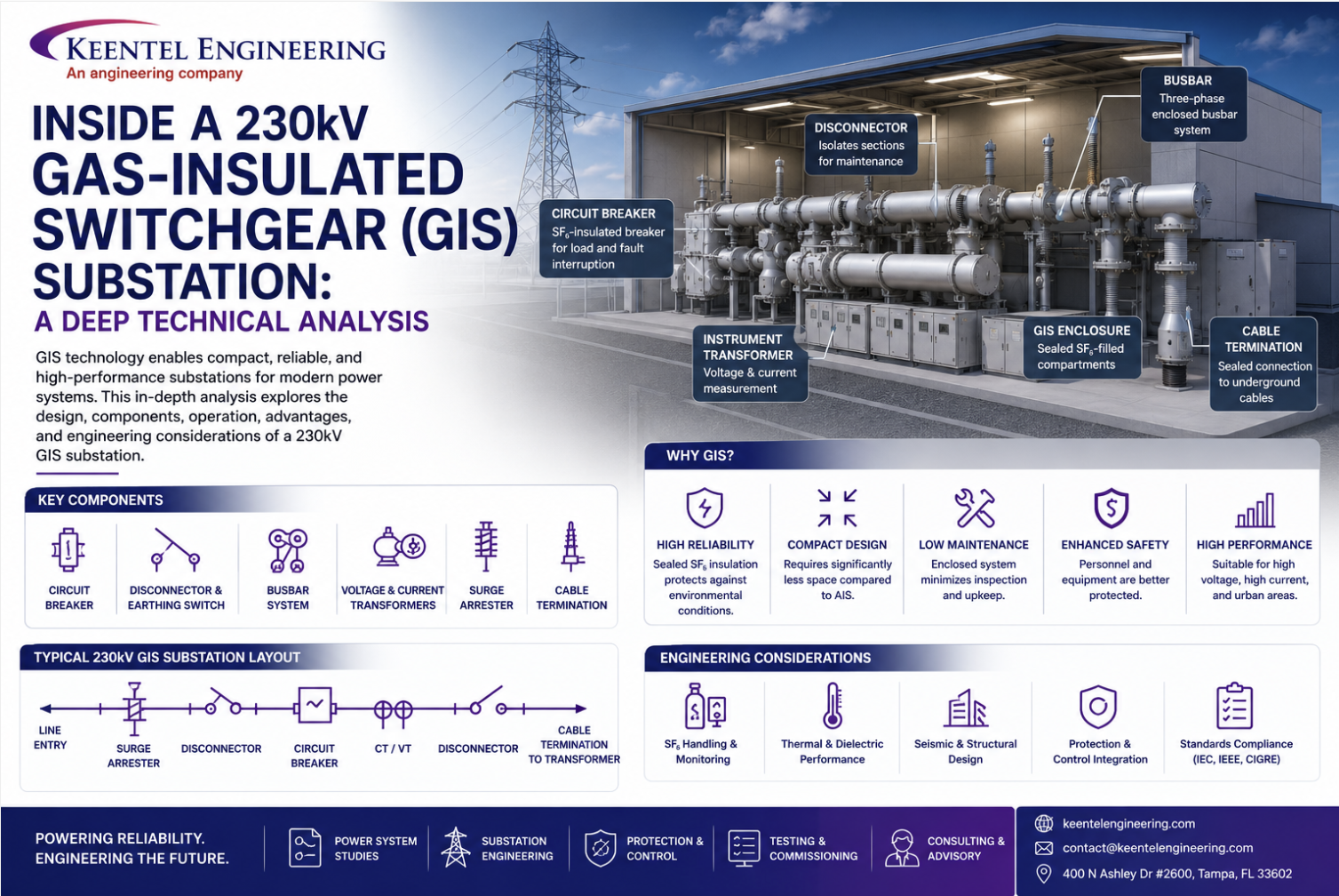 230kV GIS Substation Engineering Analysis