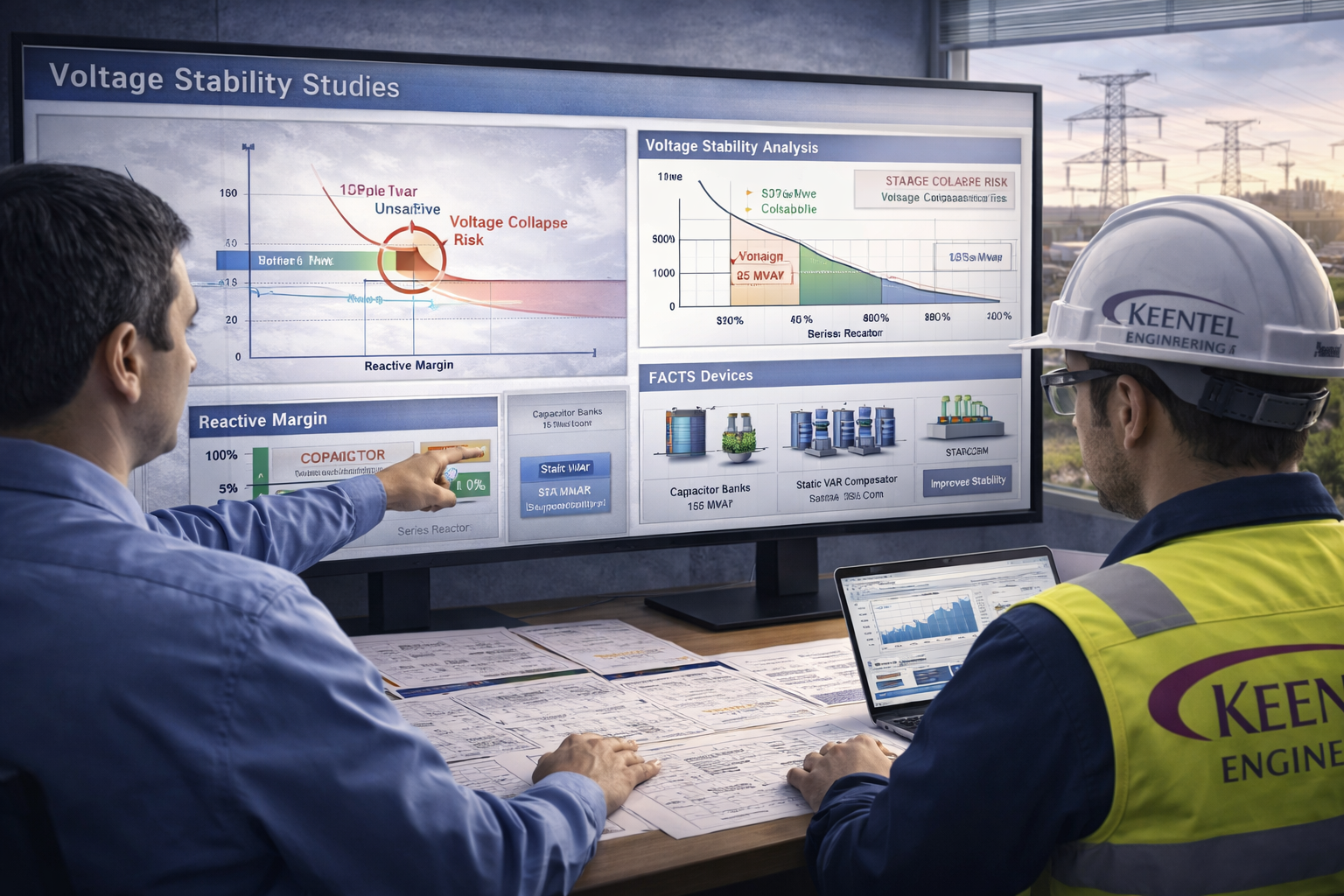 Voltage Control and Reactive Power Studies